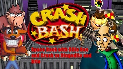 Crash Bash: Space Bash - Rilla Roo vs Crash Bandicoot and Dingodile vs Brio