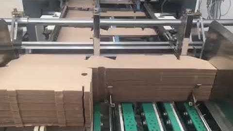 1450 PC Automatic crash lock bottom Corrugated boxes folder gluer installed in Argentina