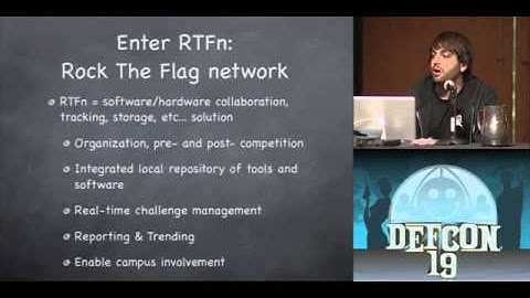 DEFCON 19 Beat to 1337 Creating A Successful University Cyber Defense Organization (w speaker)