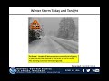 Winter Storm Today & Tonight - Slippery Conditions Continue into Tuesday