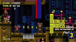 Sonic Cd Restored - Metallic Madness 3 Amy - 111.11 Seconds Former World Record
