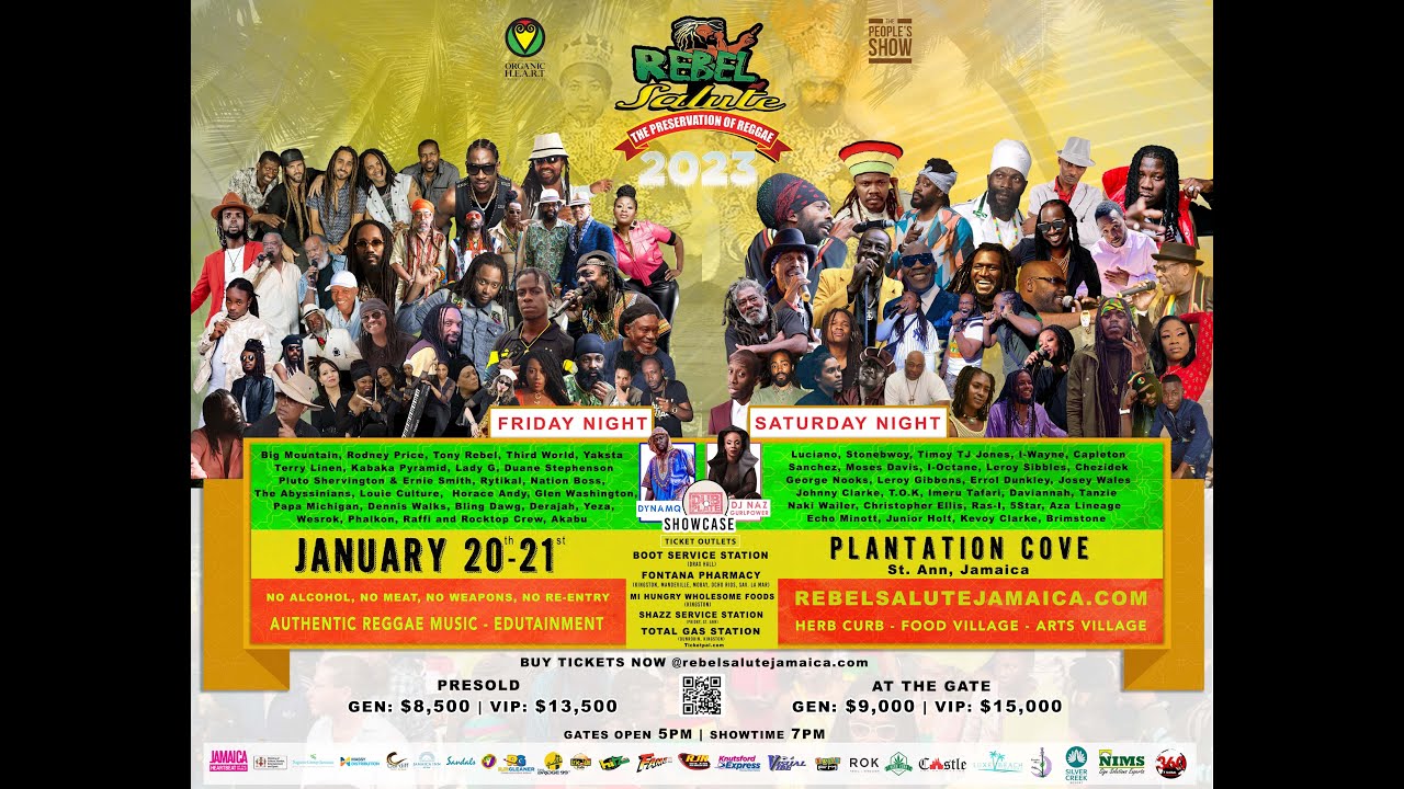 Rebel Salute 2023's lineup YouTube
