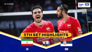 Serbia Vs. Iran Set 5 Highlights 2025 Fivb Mens World Championship Sept 23, 2025