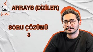 COMP101 JAVA - Arrays(Diziler) Soru Çözümü 3
