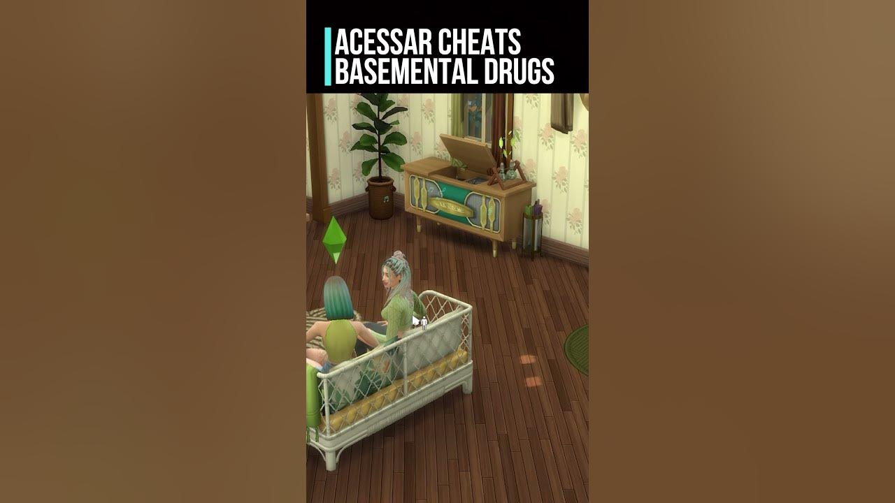 ⭐ Mods - The Sims 4 - Como Acessar os Cheats do Mod Basemental Drgs  #thesims4 #shorts 