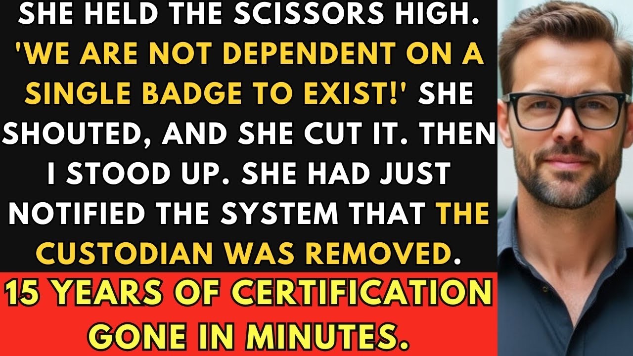 The CEO's Daughter Cut My Badge—And Our 15-Year Certification Collapsed In Minutes.