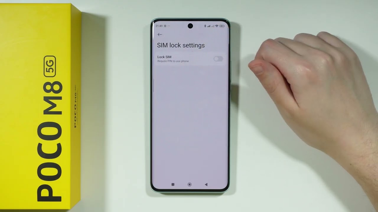 POCO M8 5G: How to Change SIM PIN (Change SIM Card PIN Code) - YouTube