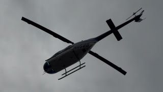N1158B - Bell 206B powerline inspection pass - 13Apr2026