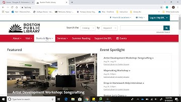 Boston Public Library E-Resources