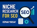 Niche Research for SEO