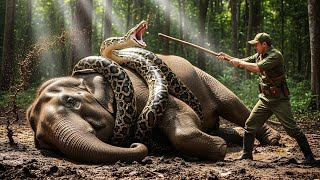 Giant Python Attack on Mother Elephant | What Happened Next Will Shock You Profile