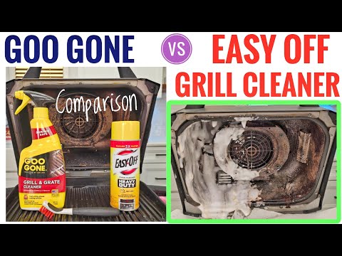 Easy-Off Oven Spray Cleaner vs Goo Gone Grill Cleaner 