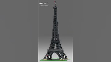 Lego Tour Eiffel sets comparison #shorts #eiffeltower #comparison