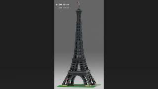 Lego Tour Eiffel sets comparison #shorts #eiffeltower #comparison