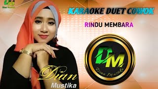 💞RINDU MEMBARA💞 | KARAOKE | TANPA VOKAL COWOK |