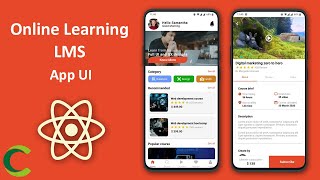 Online Learning App UI in React Native | Udemy Clone React Native