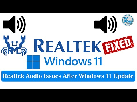 ✅ How To Fix Realtek Audio Issue After Windows 11 Update