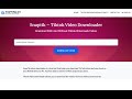 Snaptik - Tiktok Video Downloader chrome extension