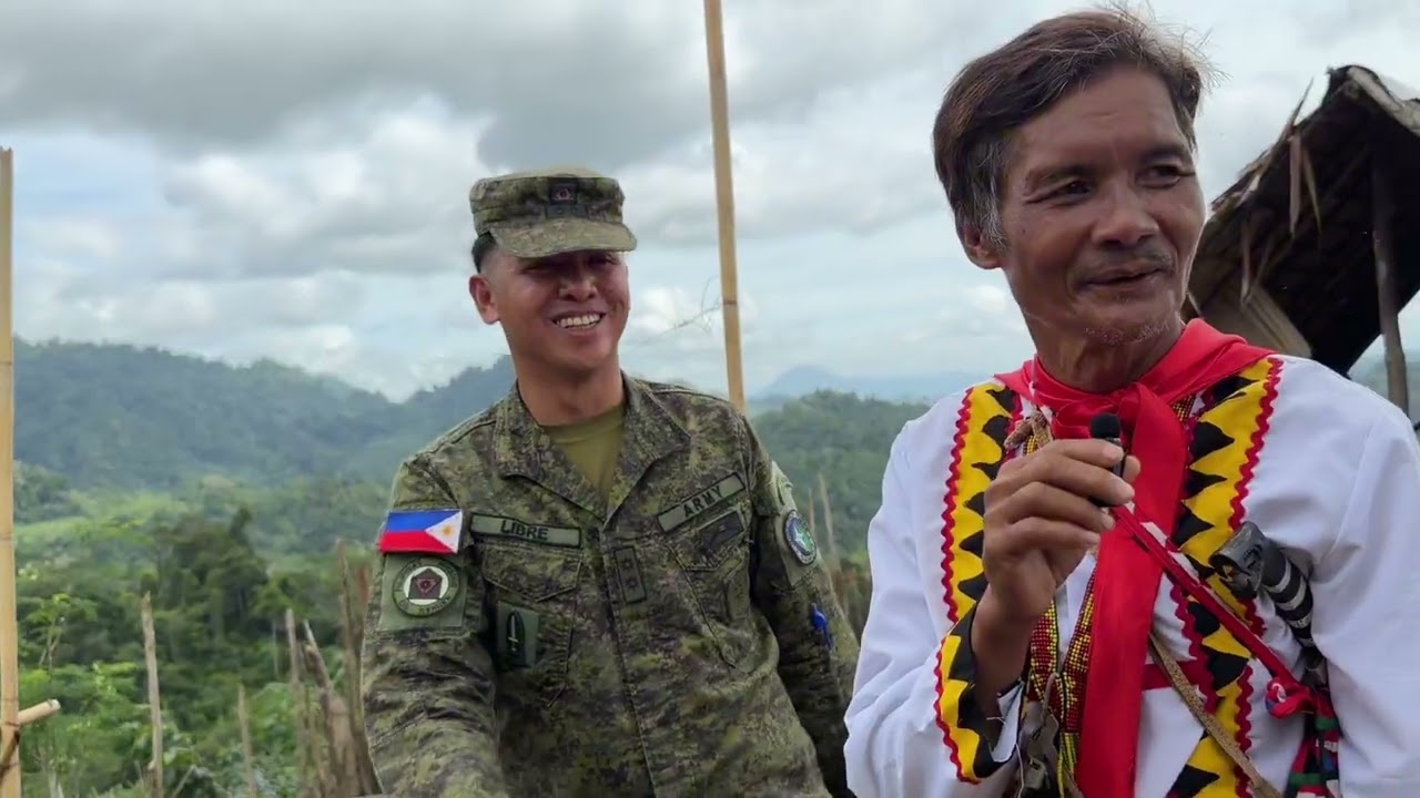 NTF ELCAC success story — 23IB and Datu Lino, former SRC 3 commander, Las Nieves, Agusan del Norte