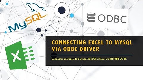 Connecting excel to MySQL via ODBC Driver
