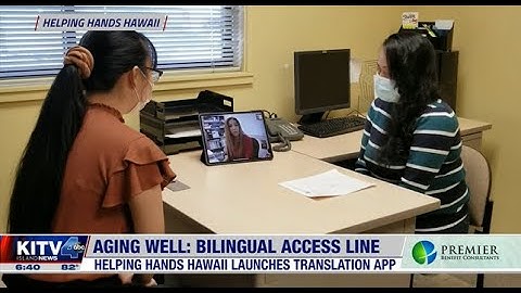 KITV4 Aging Well - Bilingual Access Line