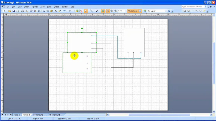 Visio Connectors and Connection Points