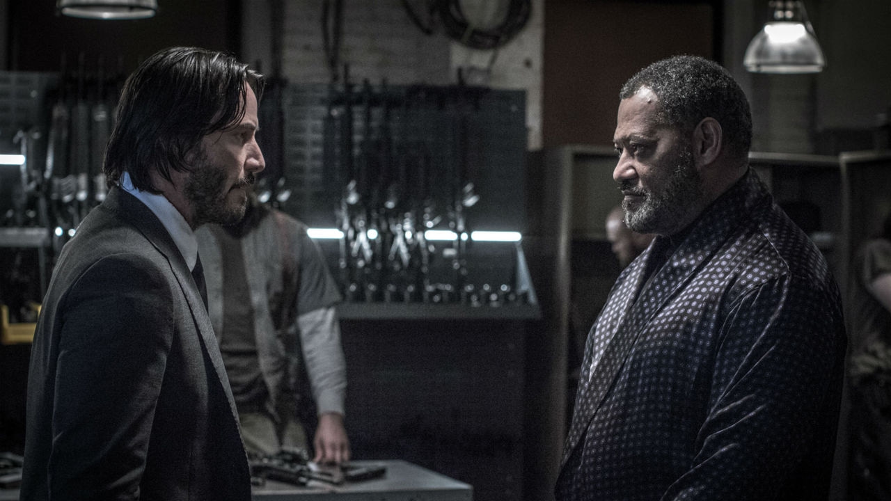 John Wick: Chapter 2 - Keanu Reeves on Reuniting With Laurence ...