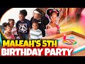 Maleah’s 5th Birthday Party! Giant Inflatable Barbie Water Slide