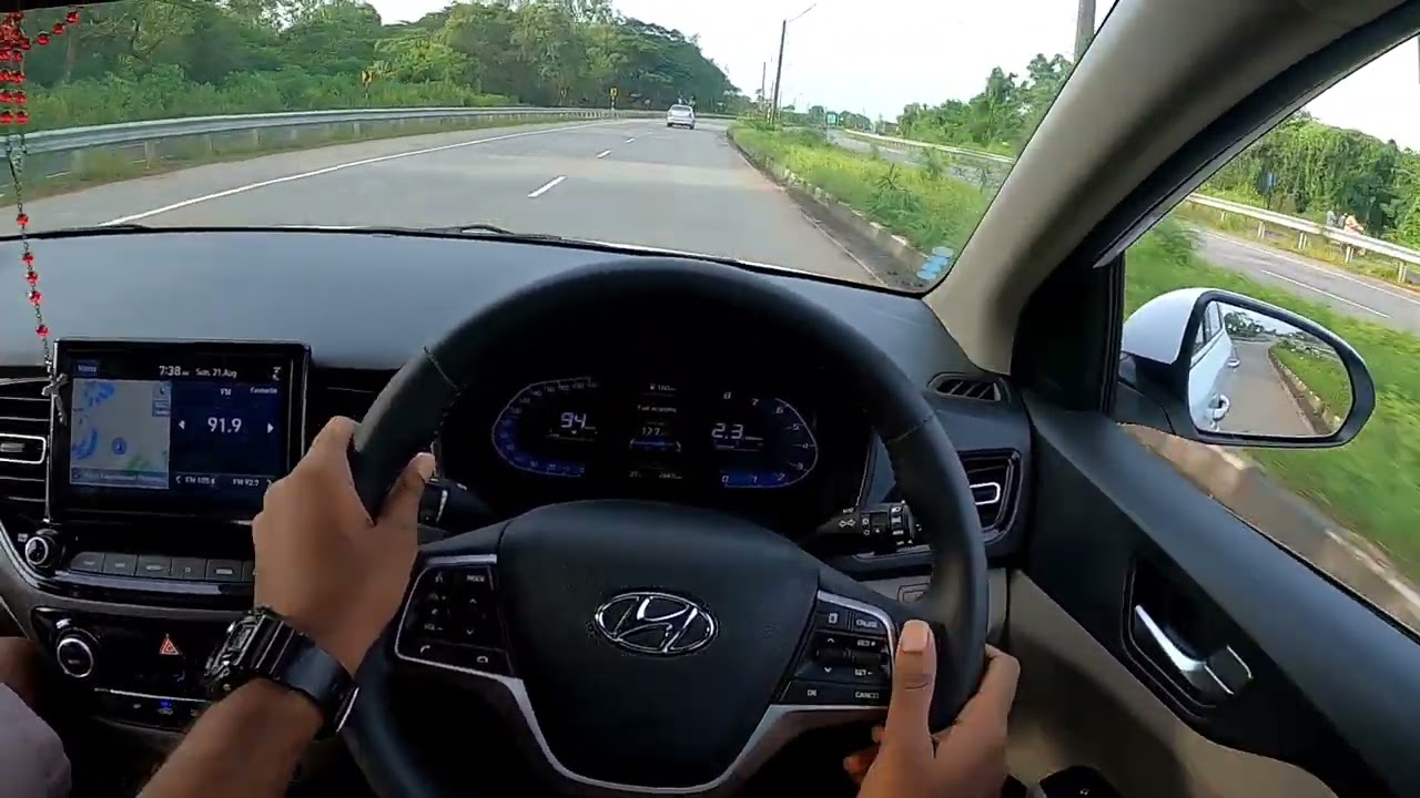 Hyundai Verna SX 2022 POV drive - YouTube