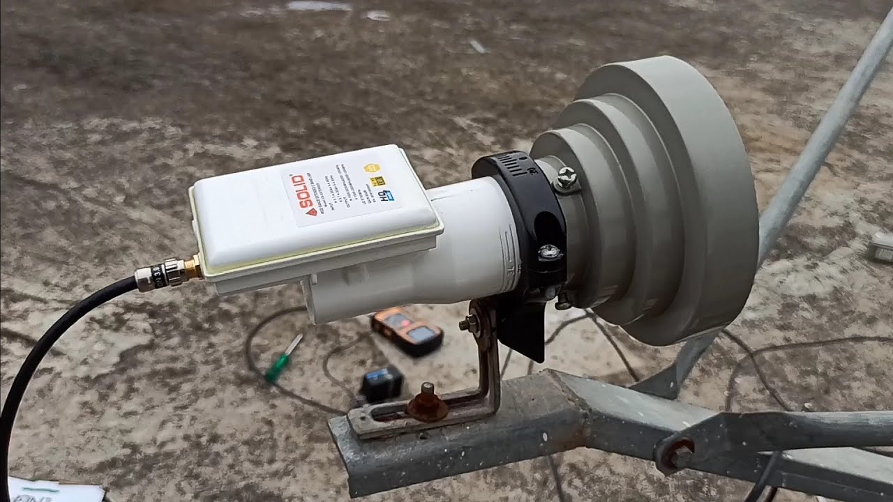 Solid Wide Range Extended C Band LNBF Unboxing And using Method