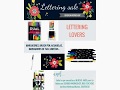 LETTERING SALE