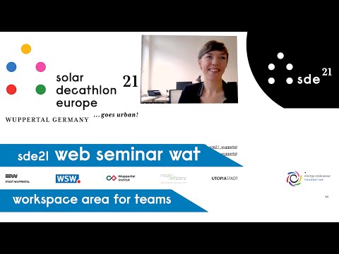 SDE21 • Web Seminar: WAT (Workspace Area for Teams)