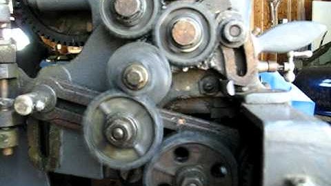 Atlas QC54 10x36 lathe early testing and cutting