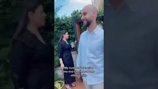 Husband sees his wife without her hijab #muslimcouplevideo