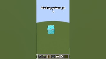 How to build a working private Jet in Minecraft | #shorts