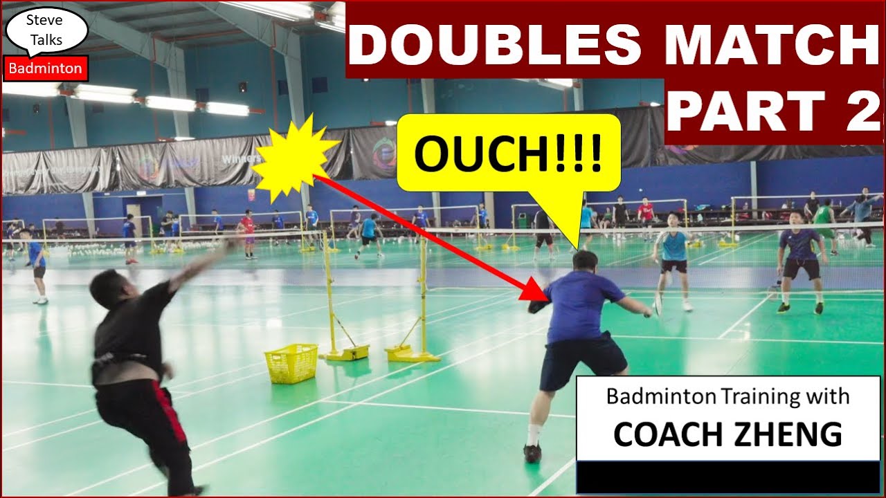 Doubles Match Part 2 - Badminton Training with Han Jian 20231014 - YouTube