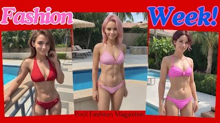 Summer 2024 Swimwear | Fashion Shoots Pool Bikini