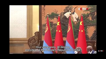 Eritrean President Isaias Afewerki & China President #EritreaPrevails #Eritrea #Eritrean #Peace