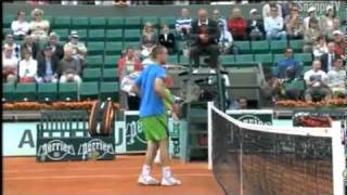 French Open Ball Boy Runs Onto Court And Costs Player A Point