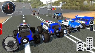 Juegos De Carros Police Monster Truck Impossible Driver Car Extreme Racing For Android Mud Gameplay screenshot 3