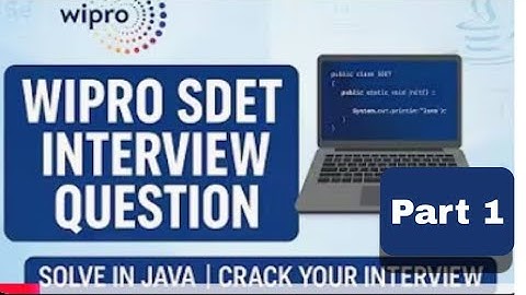 Wipro Automation Interviewvragen en antwoorden | Selenium | Java | Softwaretesten -01