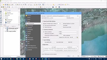 Importing CSV Text Files with XY Data into QGIS