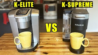 Keurig K-Elite Vs K-Supreme Full Comparison