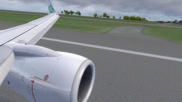 Test chaseplane replay,  front wing rain
