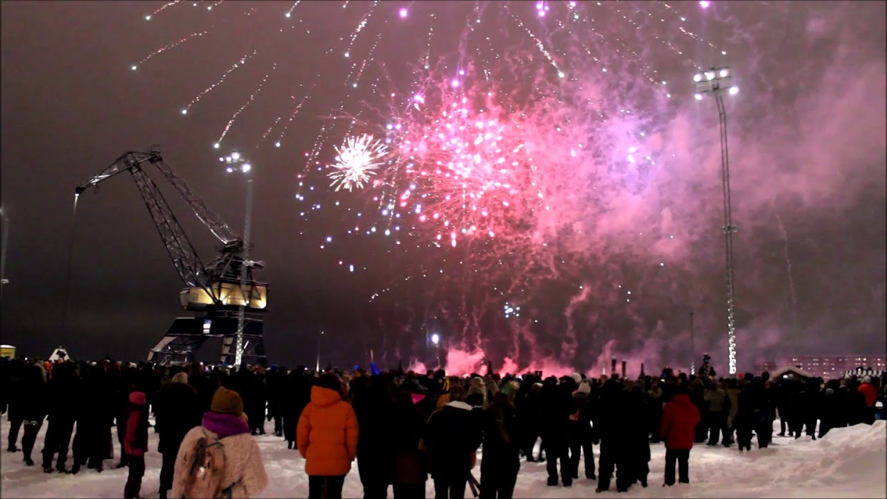 Nyårsfyrverkerier Luleå 2017 / 2018