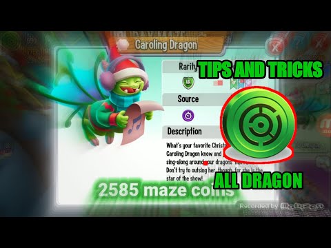 Dragon City | Tips And Tricks How To Get Maze Coins + All Dragon Coin Cost
