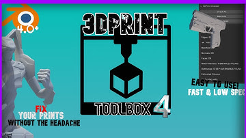 BLENDER Addon release!  3D Print TOOLBOX 4! #addon #blender