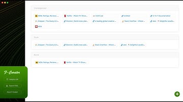 F-Curator _ An Offline Desktop Favorites(bookmark) Curation Application Overview
