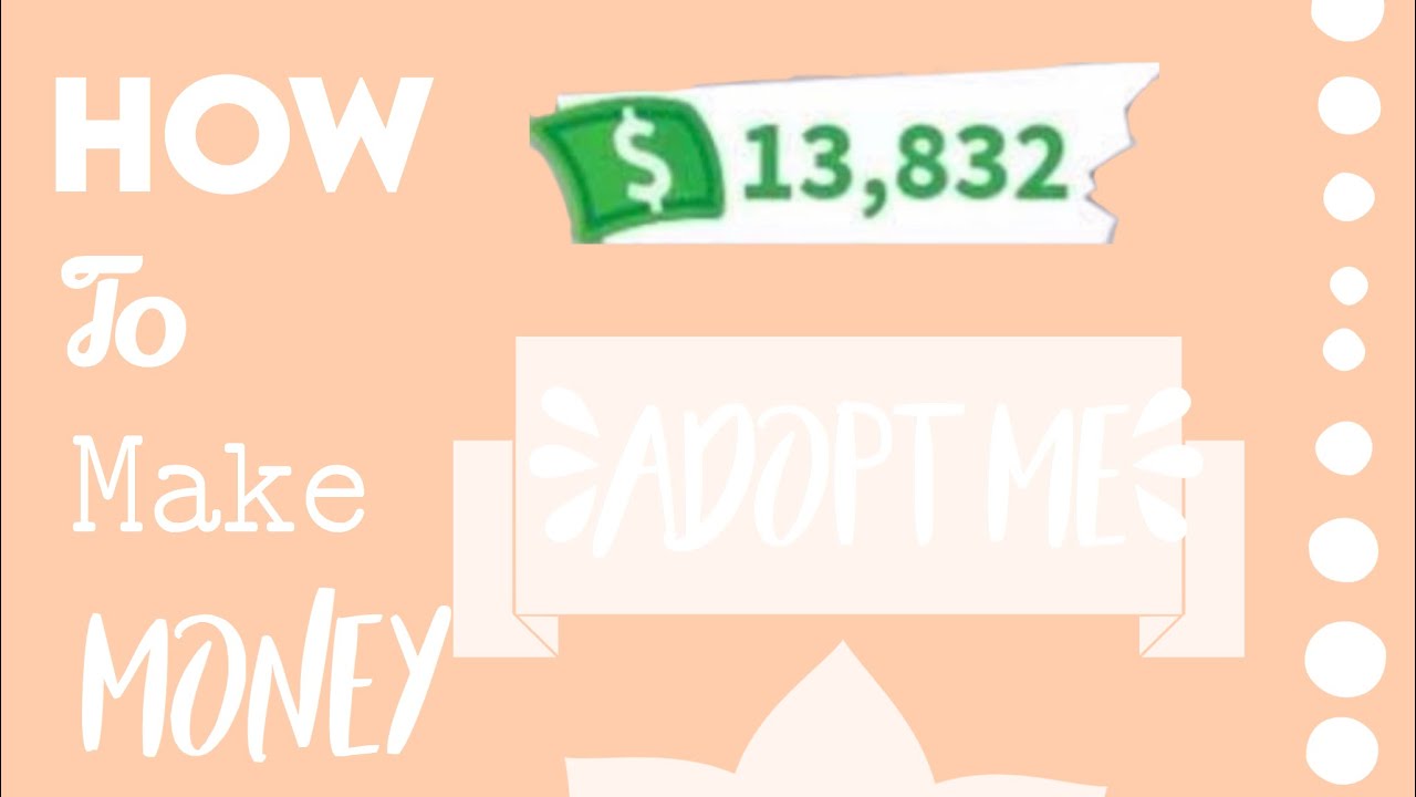 How to make money in adopt me ꧁fast꧂ YouTube
