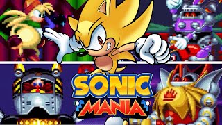 SONIC MANIA - All Bosses (As Super Flying Sonic)
